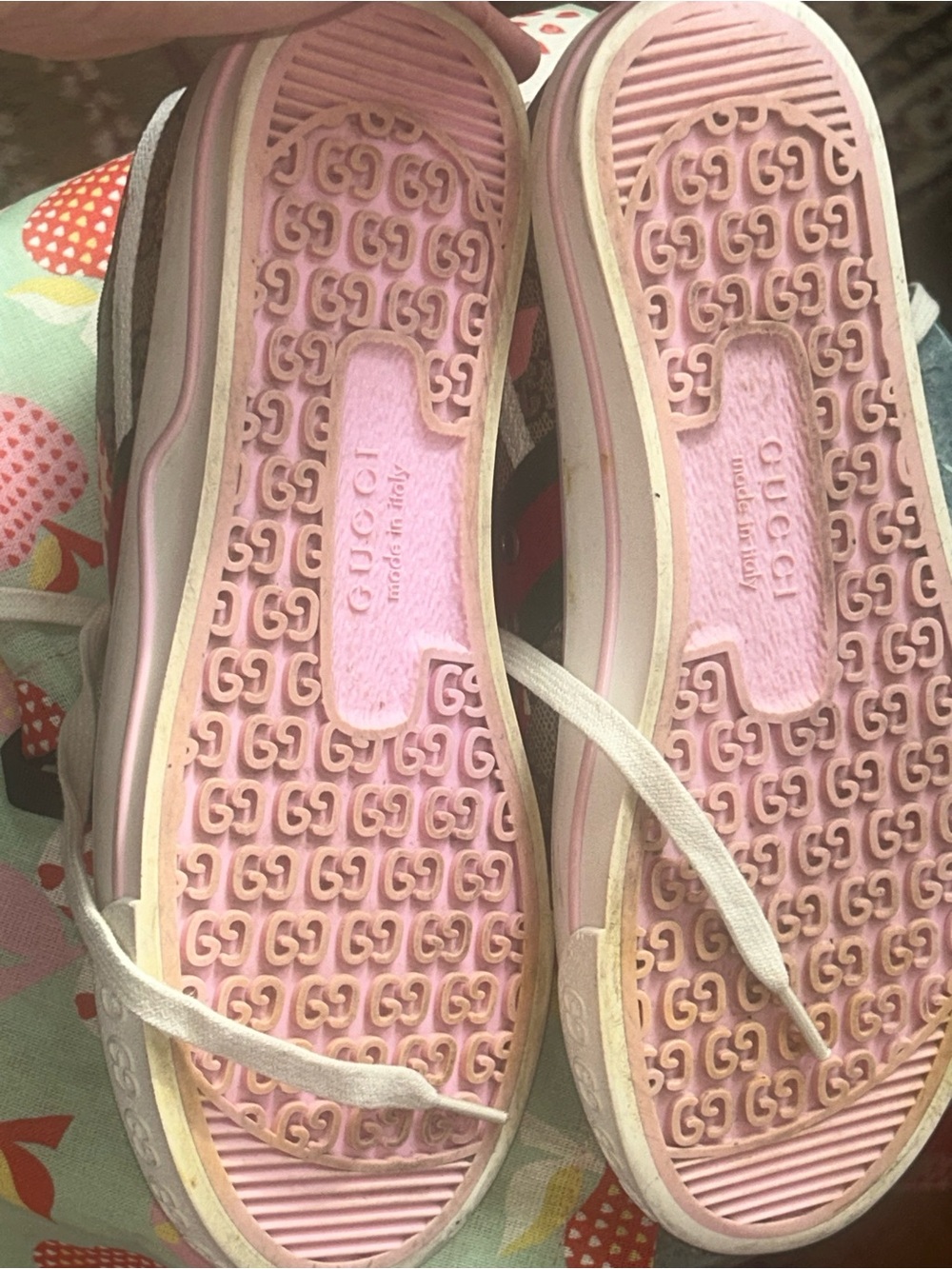 Gucci GG Supreme Tennis 1977 “ Le Pommes Capsule” Limited Edition Set 7.5 - Picture 15 of 16